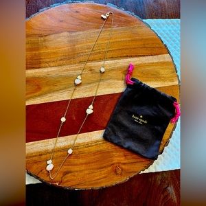 Kate Spade ♠️ Gold and Pink Long Necklace